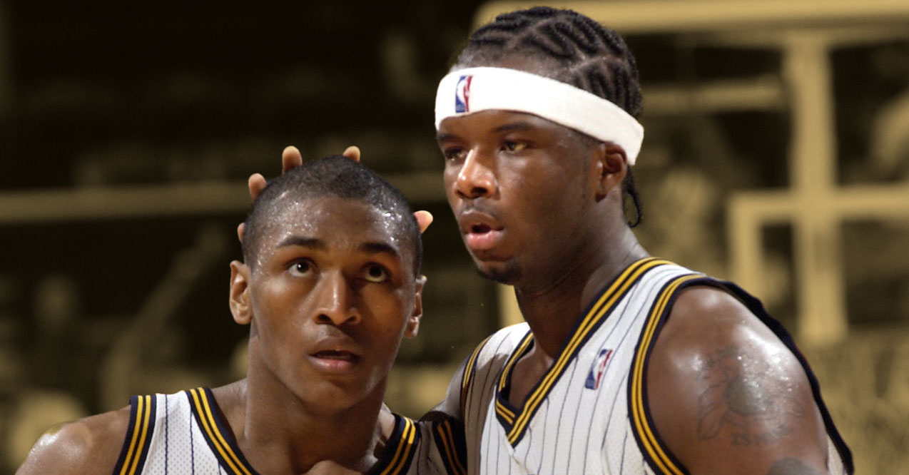 NBA Reggie Miller Jermaine O'Neal ペイサーズ 2,100 The