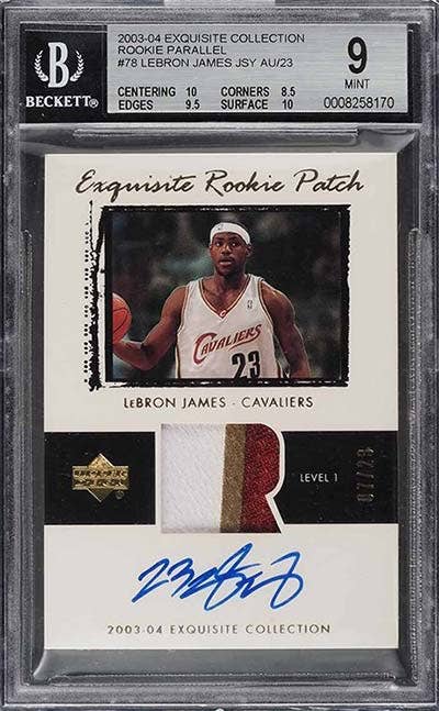 LeBron's rookie card sold for a record price - Basketball Network