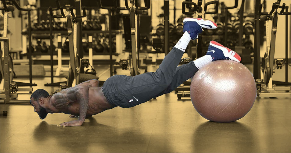lebron james medicine ball