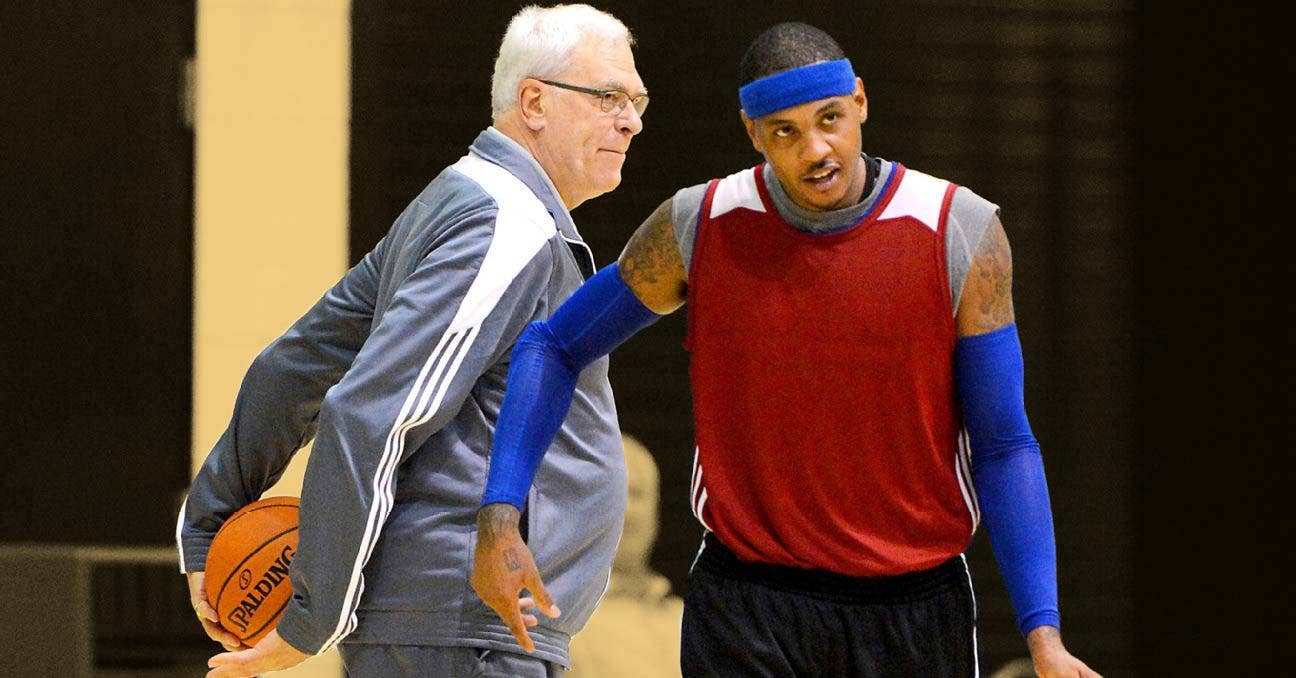 Phil Jackson knocks Carmelo's leadership, blames him for the Knicks ...