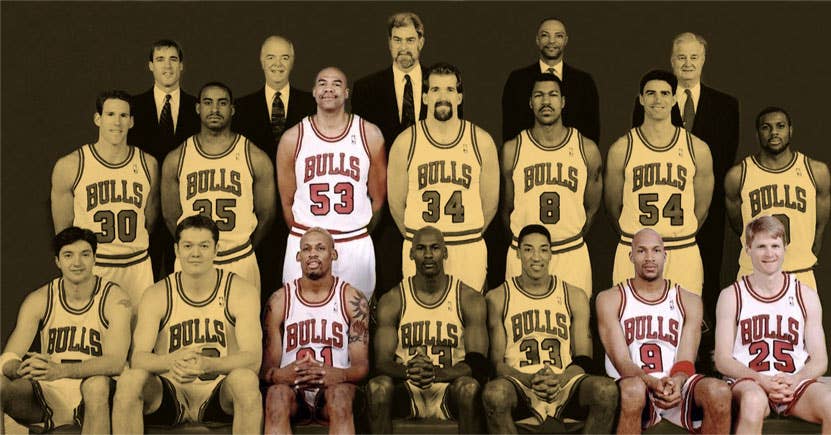 1996 CHICAGO BULLS featured as many as FIVE 1980s central Division ...