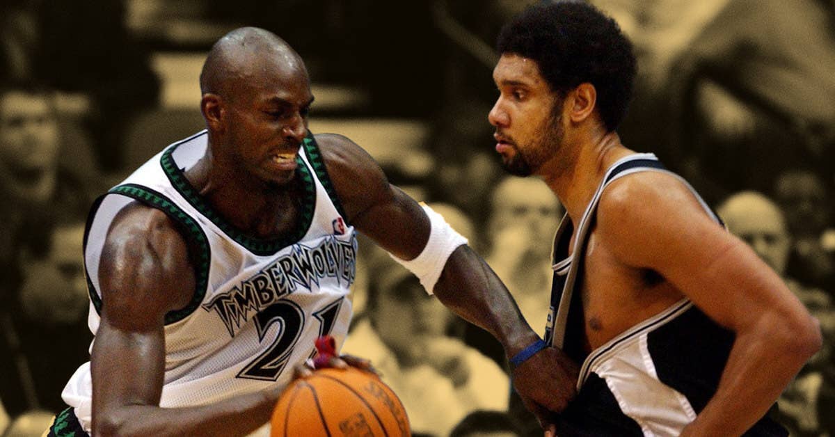 Kevin Garnett shares how he and Tim Duncan were more similar than