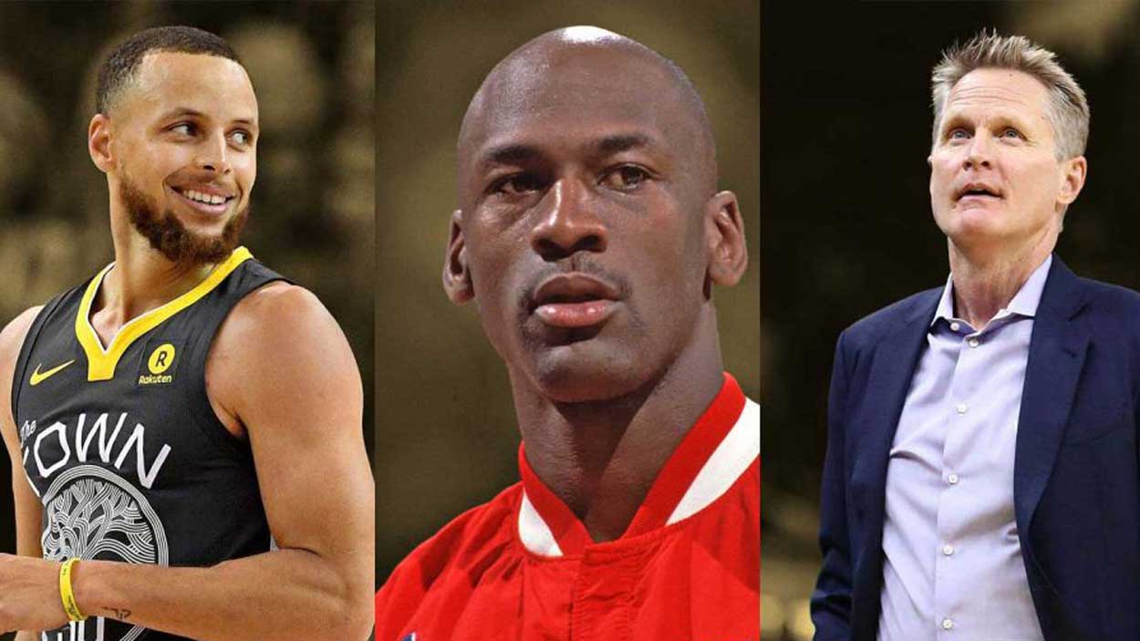 Kerr explains why Jordan and Curry have the most swagger - Basketball ...
