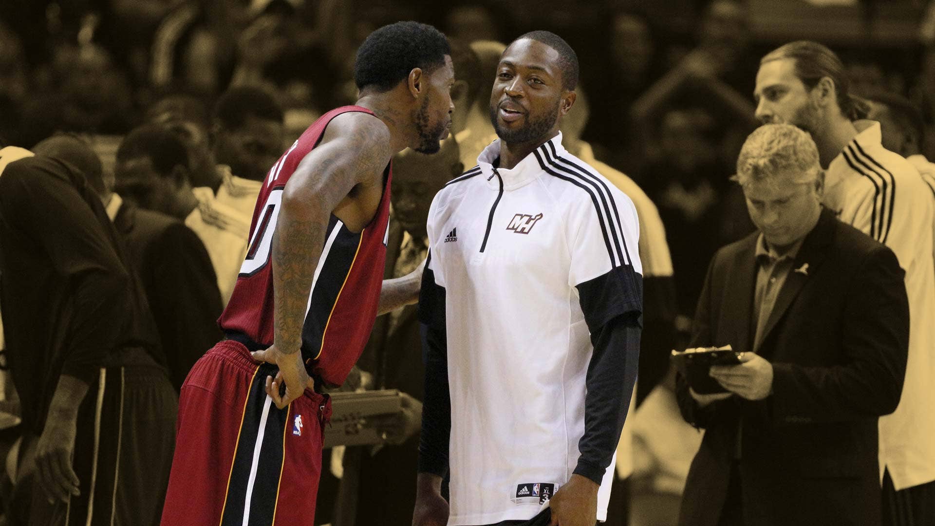 Udonis Haslem on slapping Jeremy Lin's shoe out of Dwyane Wade's