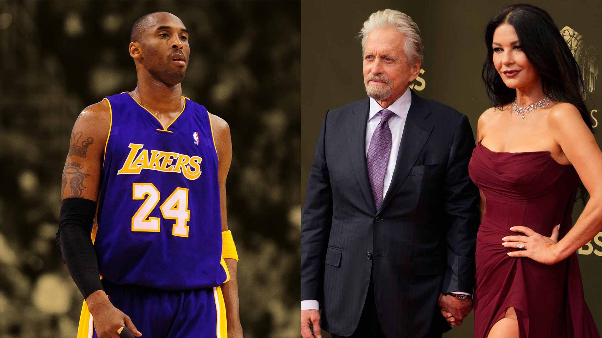 Zeta Viewer Michael Douglas says Kobe Bryant had a great excuse for visiting ...