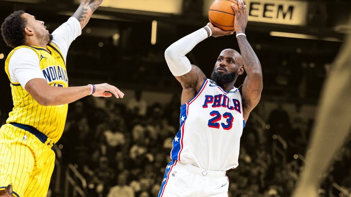 Basketball Player Stat Posts LeBron James' viral reaction to Pacers player's block apology ...