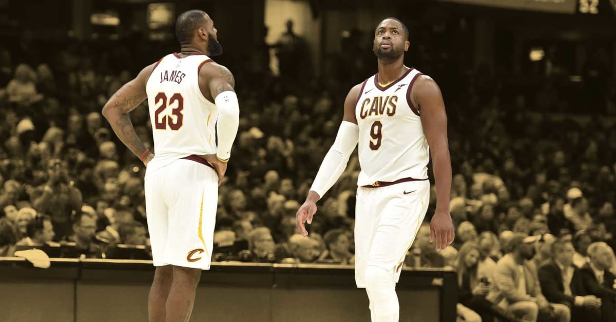 The Cleveland Cavaliers' Dwyane Wade takes a moment while medical
