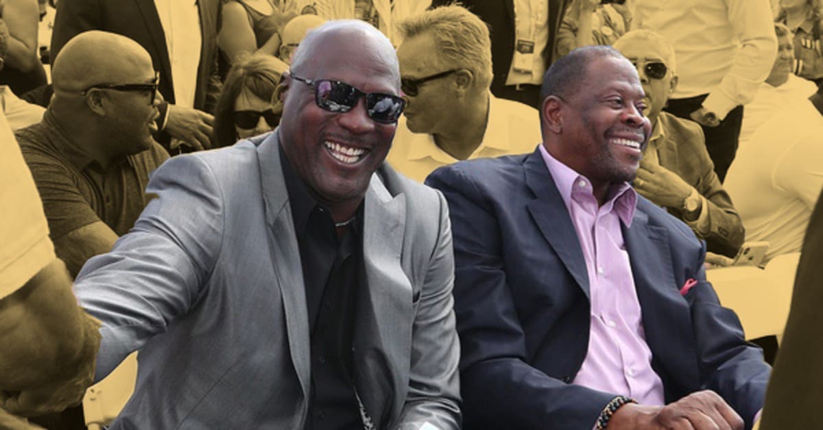 michael jordan on patrick ewing