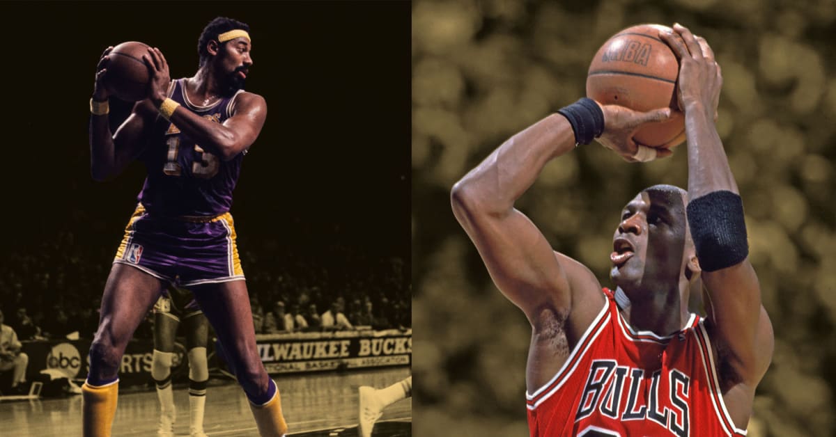 michael jordan wilt chamberlain basketball card