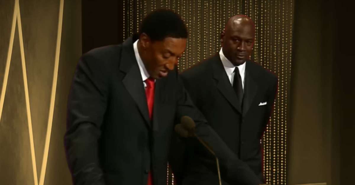 Scottie Pippen on Michael Jordan presenting him at his HoF induction - Basketball Network - Your daily dose of basketball