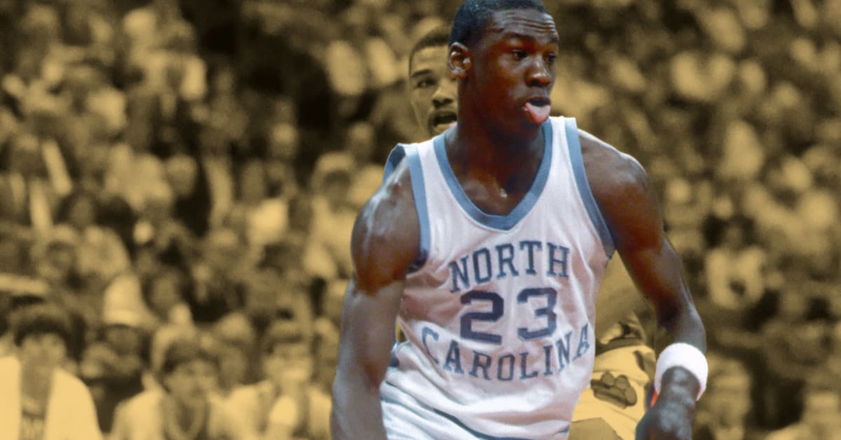 Vintage michael jordan unc jersey top