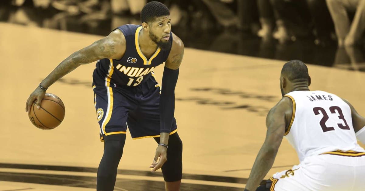 Paul george lebron sales james