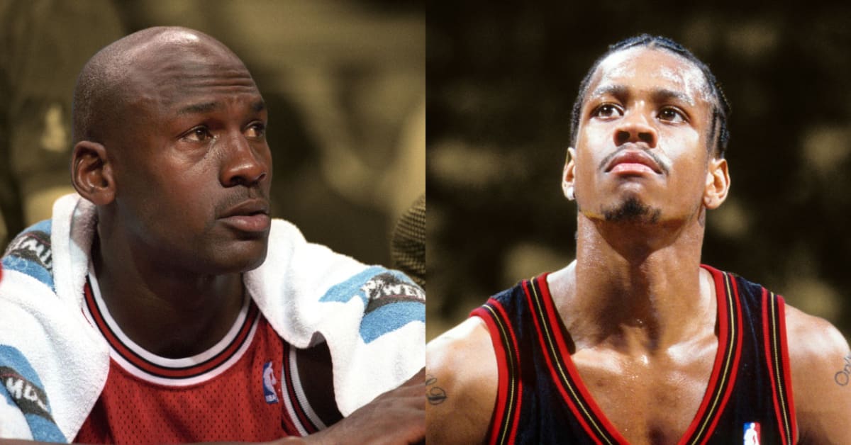 Allen iverson and michael jordan store