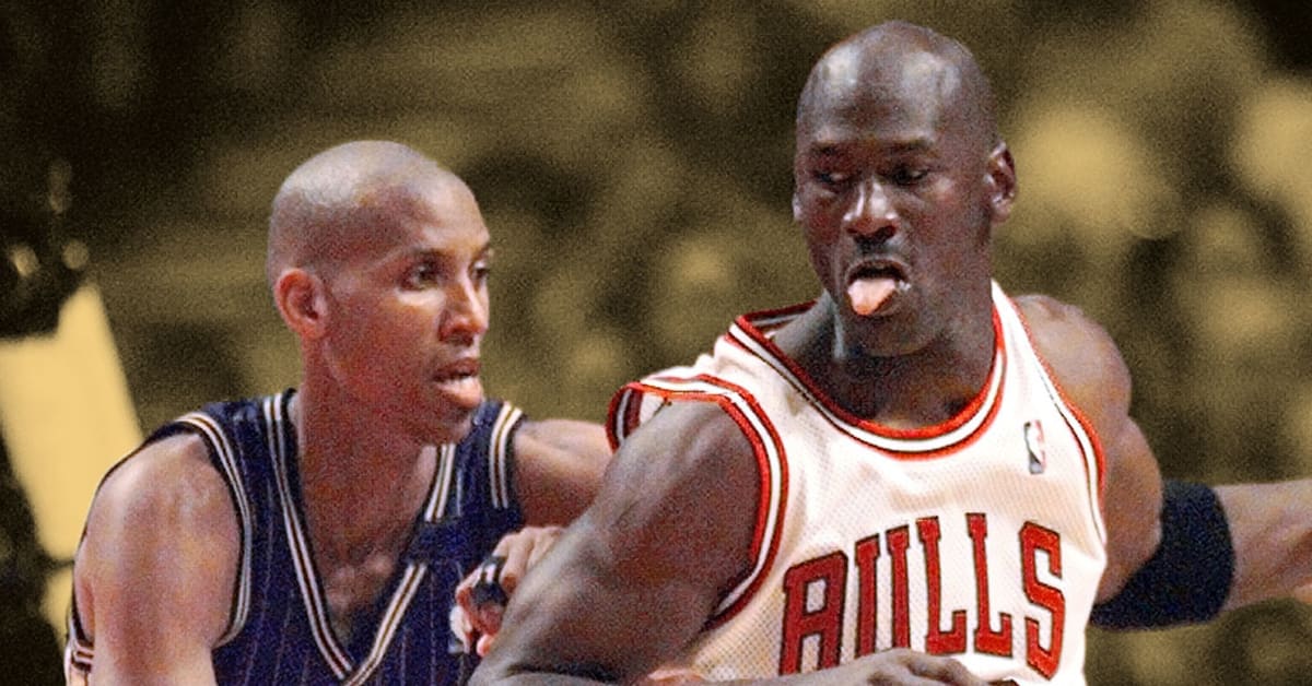 Michael jordan on reggie miller shop