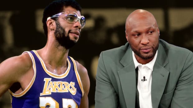 Lamar Odom says that because of his vast knowledge of the game, the honor of being the GOAT should belong to Kareem Abdul-Jabbar