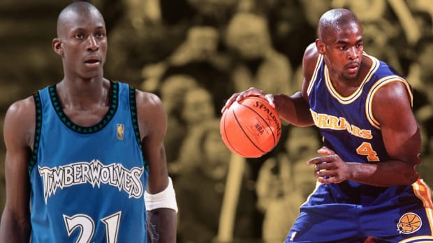 Kevin Garnett will never forget his first matchup against his idol Chris Webber