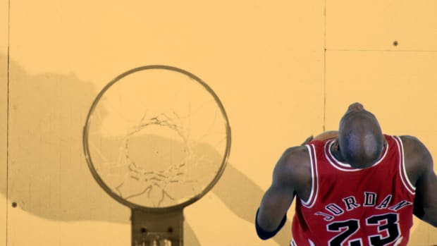 Michael Jordan with the Chicago Bulls