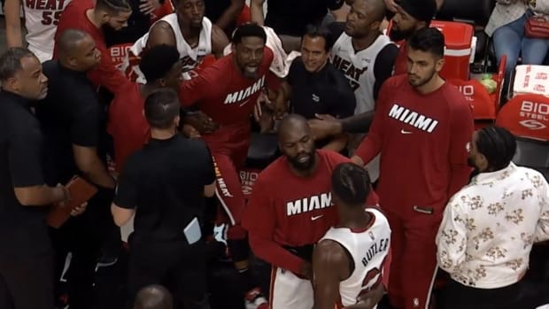 Adebayo commented on the recent scuffle between Jimmy Butler, Udonis Haslem, and their head coach Erik Spoelstra.