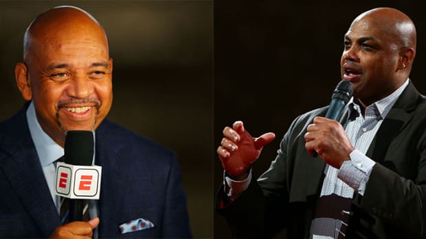 ESPN reporter Michael Wilbon and Inside the NBA analyst and NBA legend Charles Barkley