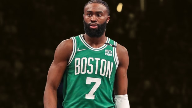 Jaylen Brown confesses to sneaking into a Louis Vuitton fashion show: 'I ended up sitting next to Kanye'