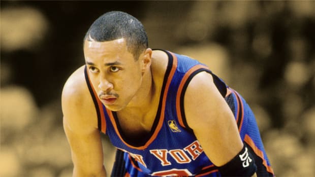 New York Knicks guard John Starks