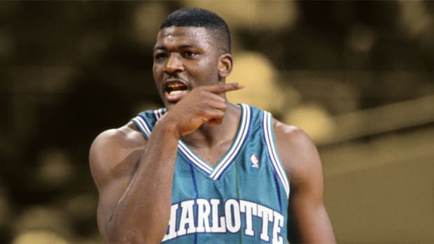 Charlotte Hornets forward Larry Johnson