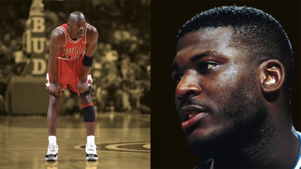 michael jordan wearing pennys