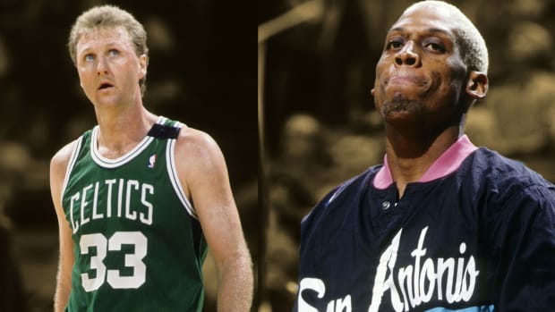 Vintage San Antonio Spurs David Robinson Magic Johnson Basketball Tshi –  Stuck In The 90s Sports