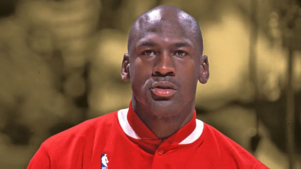 Chicago Bulls guard Michael Jordan