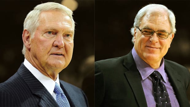 Jerry West and Phil Jackson