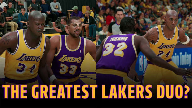 Shaq & Kobe go head to head with Magic & Kareem for the title of the greatest Lakers' duo