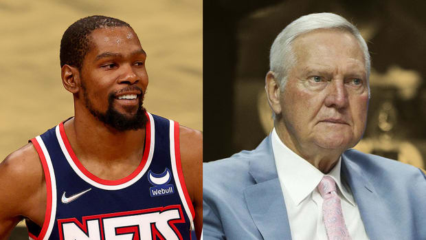 Jerry West thinks Kevin Durant won't get traded from the Brooklyn Nets