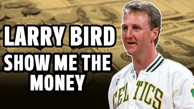 Despite being one of the best players ever, Larry Bird's total earnings don't match his basketball greatness