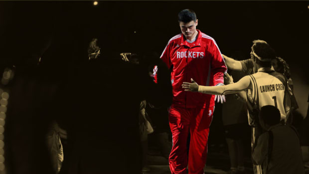 Houston Rockets center Yao Ming