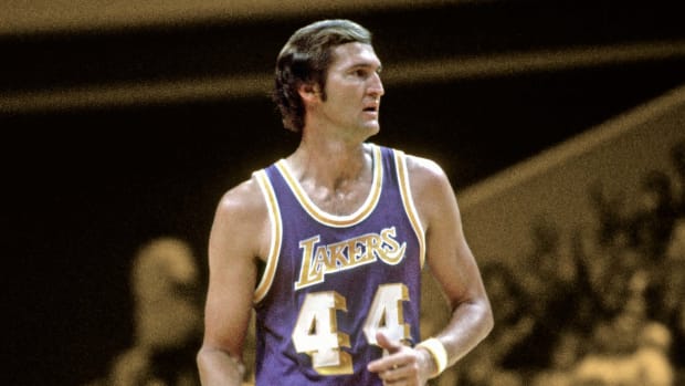 Los Angeles Lakers guard Jerry West