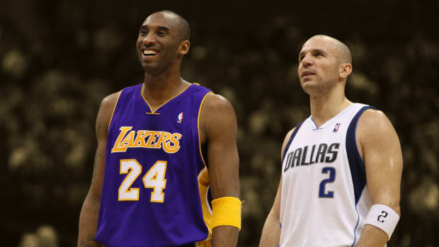 Lakers legend Kobe Bryant and Mavericks point guard Jason Kidd