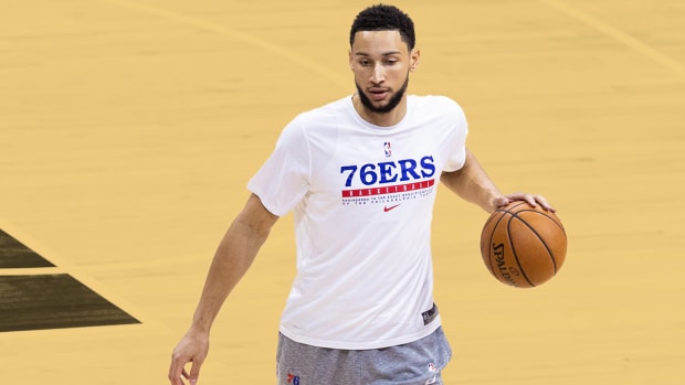 Ben Simmons on passing up at wide open layup in Game 7 against the Atlanta Hawks