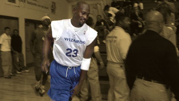 Washington Wizards guard Michael Jordan