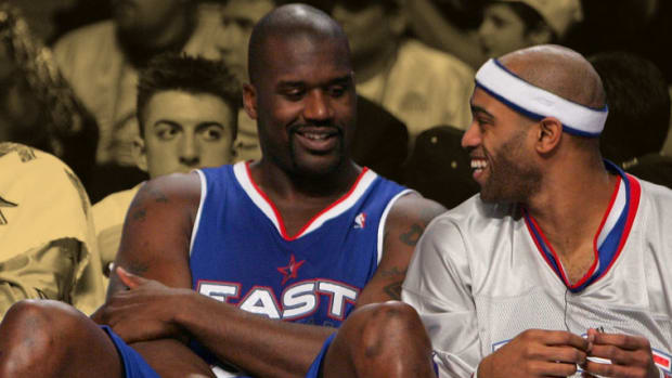 Shaquille O'Neal and Vince Carter