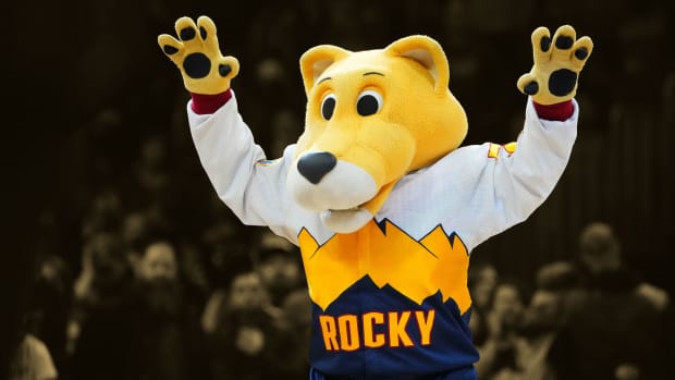 Denver Nuggets mascot Rocky