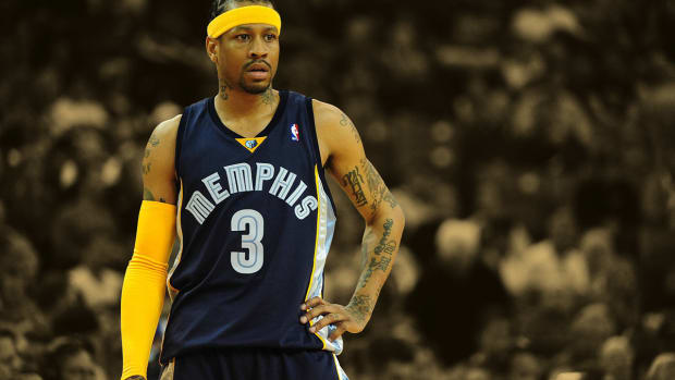 Allen Iverson played three games with the Memphis Grizzlies and made history