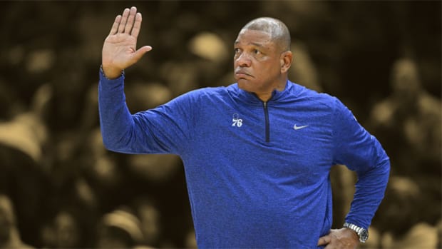 Philadelphia 76ers head coach Doc Rivers