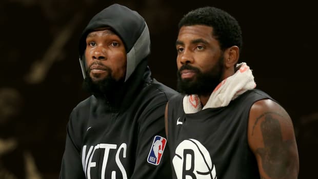 Kyrie Irving believes Kevin Durant’s trade request helped improve the Brooklyn Nets