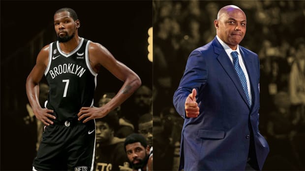 Brooklyn Nets forward Kevin Durant and NBA legend Charles Barkley