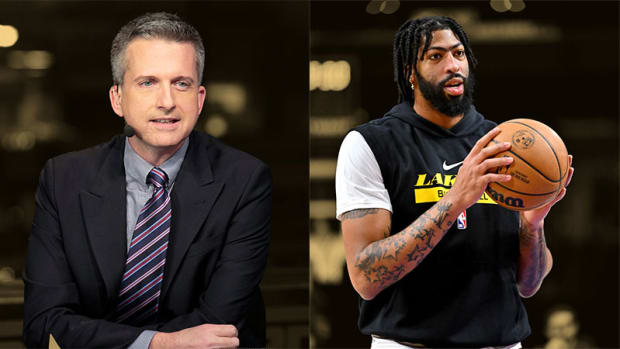 The Ringer founder Bill Simmons and Los Angeles Lakers forward Anthony Davis