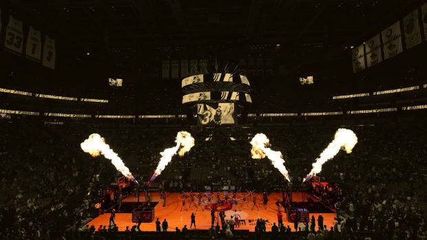 Miami, Florida, USA; A general view prior to the game between the Miami Heat and the Boston Celtics at FTX Arena