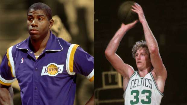 Magic Johnson and Larry Bird
