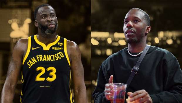 Golden State Warriors forward Draymond Green; Klutch Sports CEO and founder Rich Paul