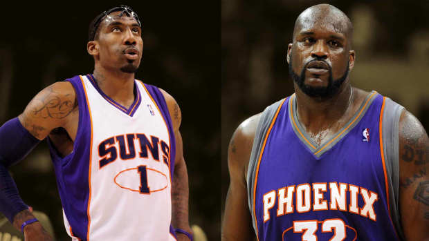 Amar'e Stoudemire and Shaquille O'Neal