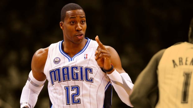 January 24, 2011; Orlando Magic center Dwight Howard against the Detroit Pistons at Amway Center